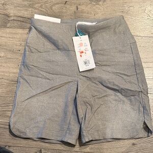 Lady Hagen High Waist Gray Women's Shorts
